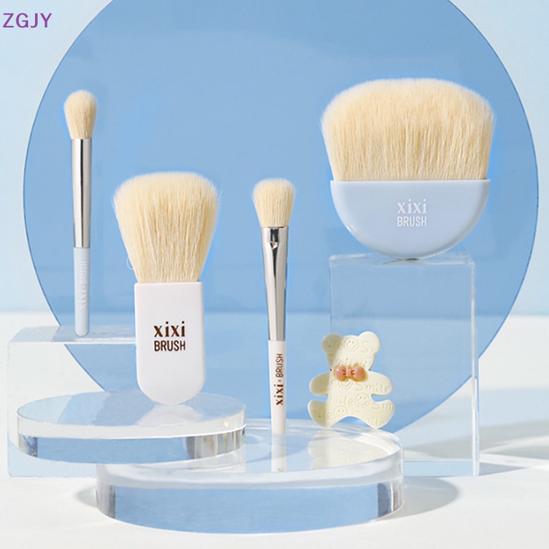 Set 6 Cọ Trang Điểm Mini Kèm Hộp Đựng Tiện Lợi Dành Cho Nữ Mới