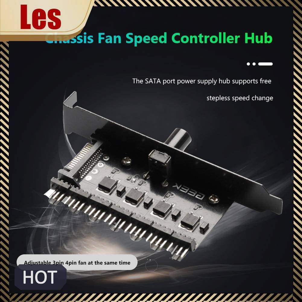 Bộ Chia Quạt Tản Nhiệt Máy Tính 1 Sang 7 12V 4 Pin 3 Pin