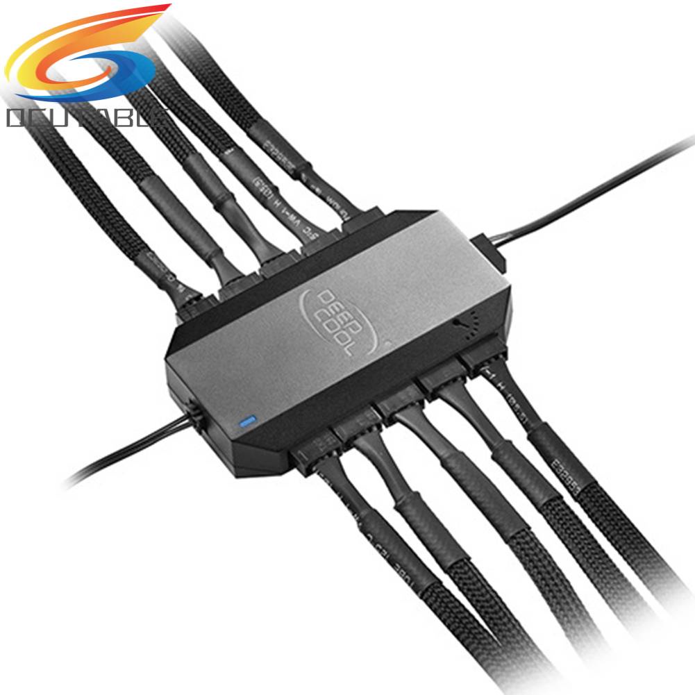 Bộ Chia 10 CổNg QuạT 3Pin / 4Pin PWM 12V SATA FH-10