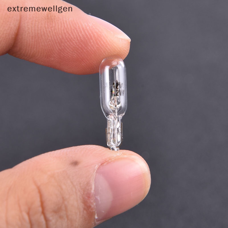 Bộ 10 Bóng Đèn Kính 12V 1.2W T5 Chất Lượng Cao