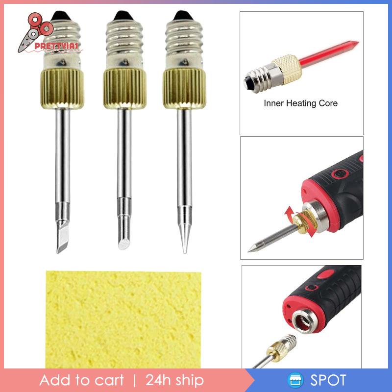 Bộ Đầu Hàn Sắt Thay Thế 3x Prettyia1