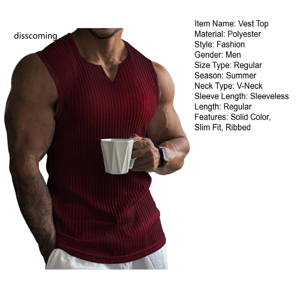 Băng Đô SL SL SL SL| Áo Ba Lỗ Cổ Chữ V Thoáng Khí Chống Ẩm Phong Cách Thể Thao Thời Trang Mùa Hè Cho Nam