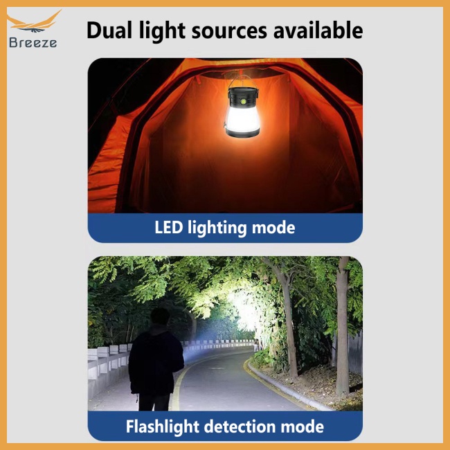 Đèn Cắm Trại Tiết Kiệm Năng Lượng Có Tay Cầm Tiện Lợi