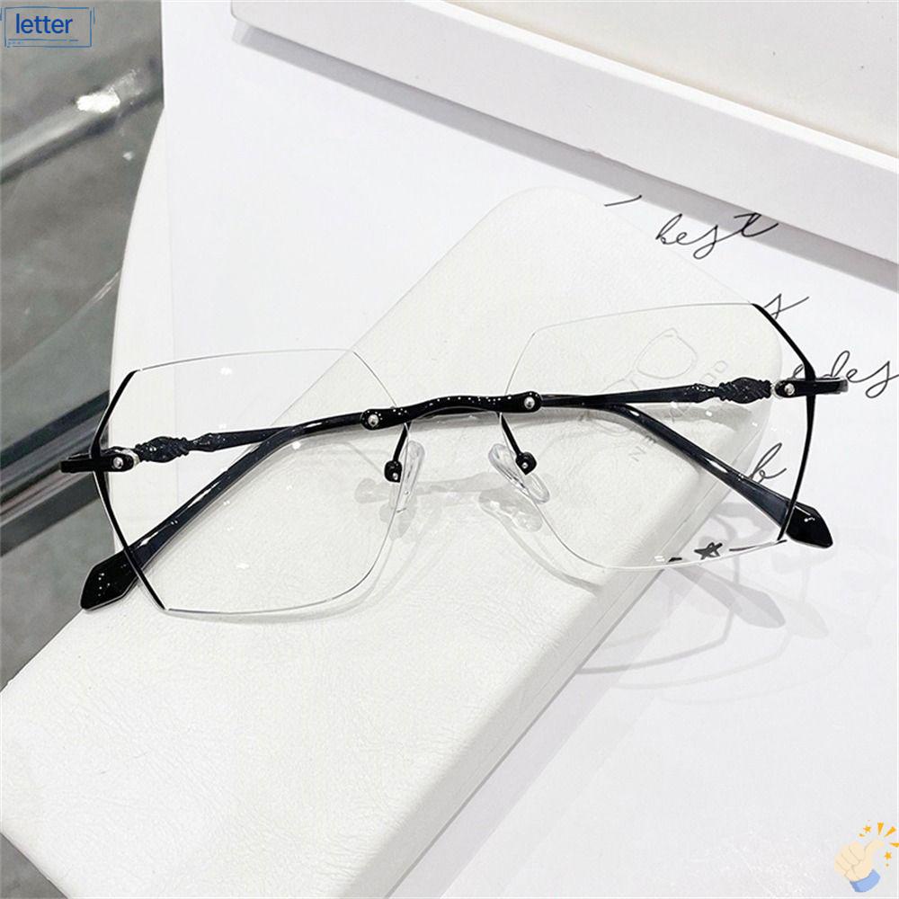 Mắt Kính Không Gọng Kim Loại Chống Ánh Sáng Xanh Chất Lượng Cao