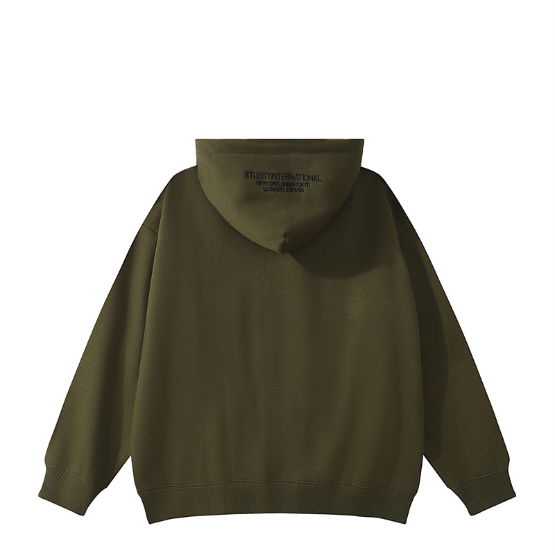 Áo Hoodie cotton Thêu Chữ Thời Trang Đường Phố unisex stus543y