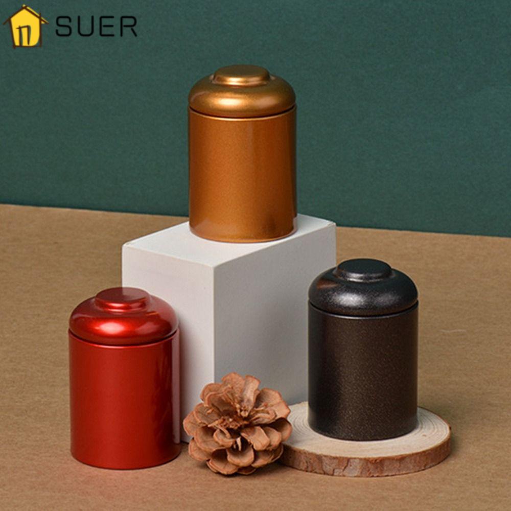 SUENIN Lọ Thiếc Nhôm Đựng Nến Trang Trí Móng Tay