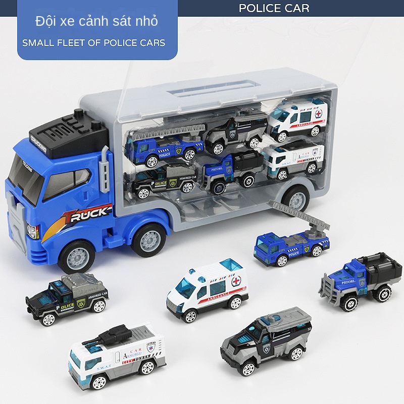 Kỹ thuật xe cứu hỏa hợp kim bộ đồ chơi，đồ chơi cho bé