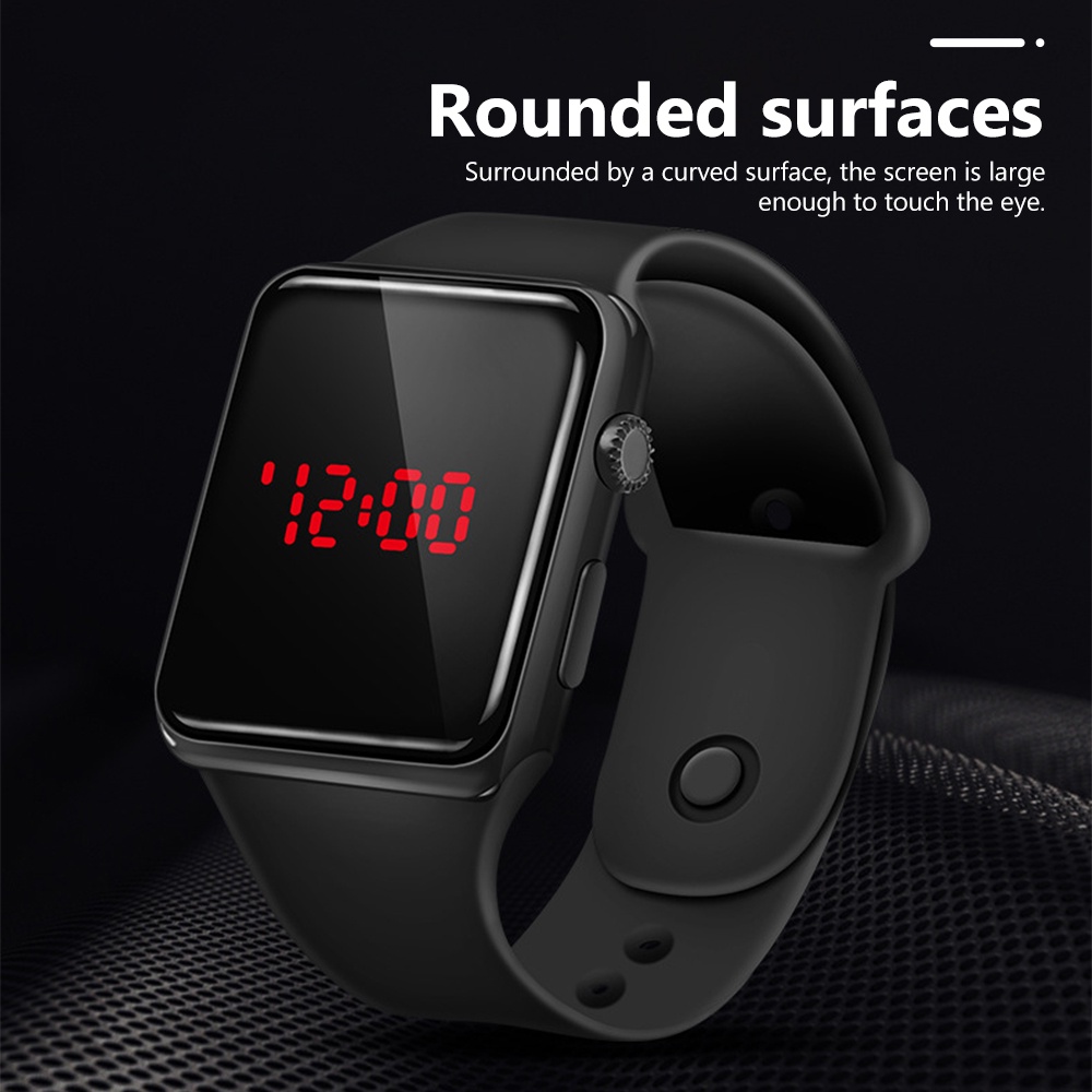 Đồng Hồ Điện Tử Thông Minh Dây Silicone Cho Bé