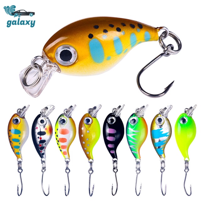 Galaxy Set Mồi Câu Cá Giả 3d 2.1g / 3.6cm Chuyên Nghiệp