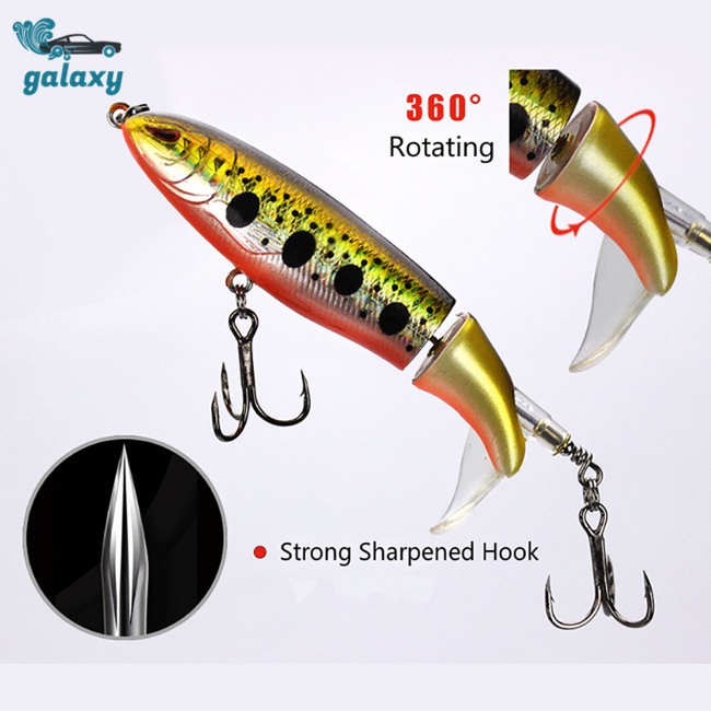 Galaxy Mồi Giả Nhử Cá 9cm 12.7g Bằng Nhựa Gắn Kèm Móc Câu