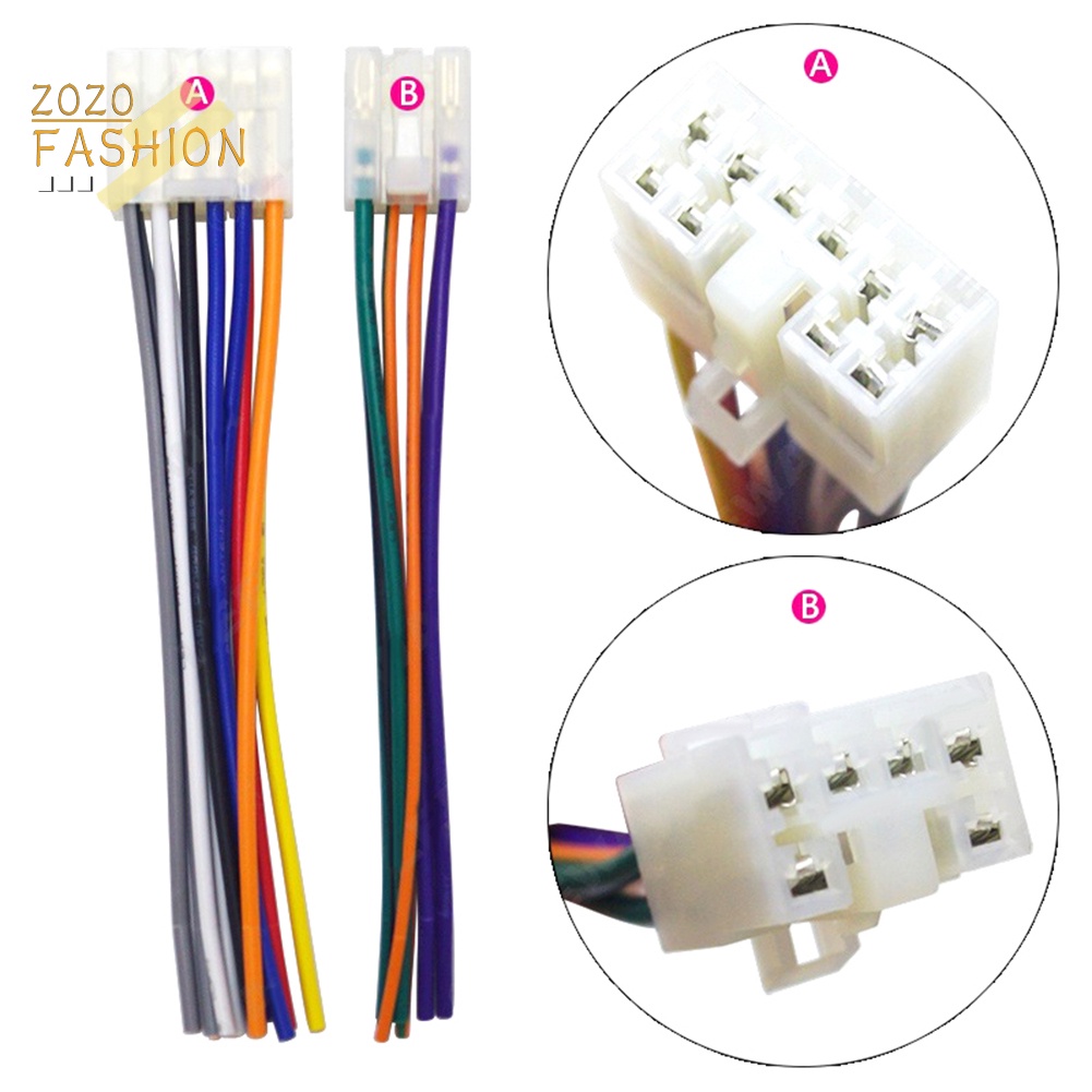 Set 2 Dây Cáp Điều Khiển Máy Nghe Nhạc CD Radio Cho Xe Ô Tô Toyota