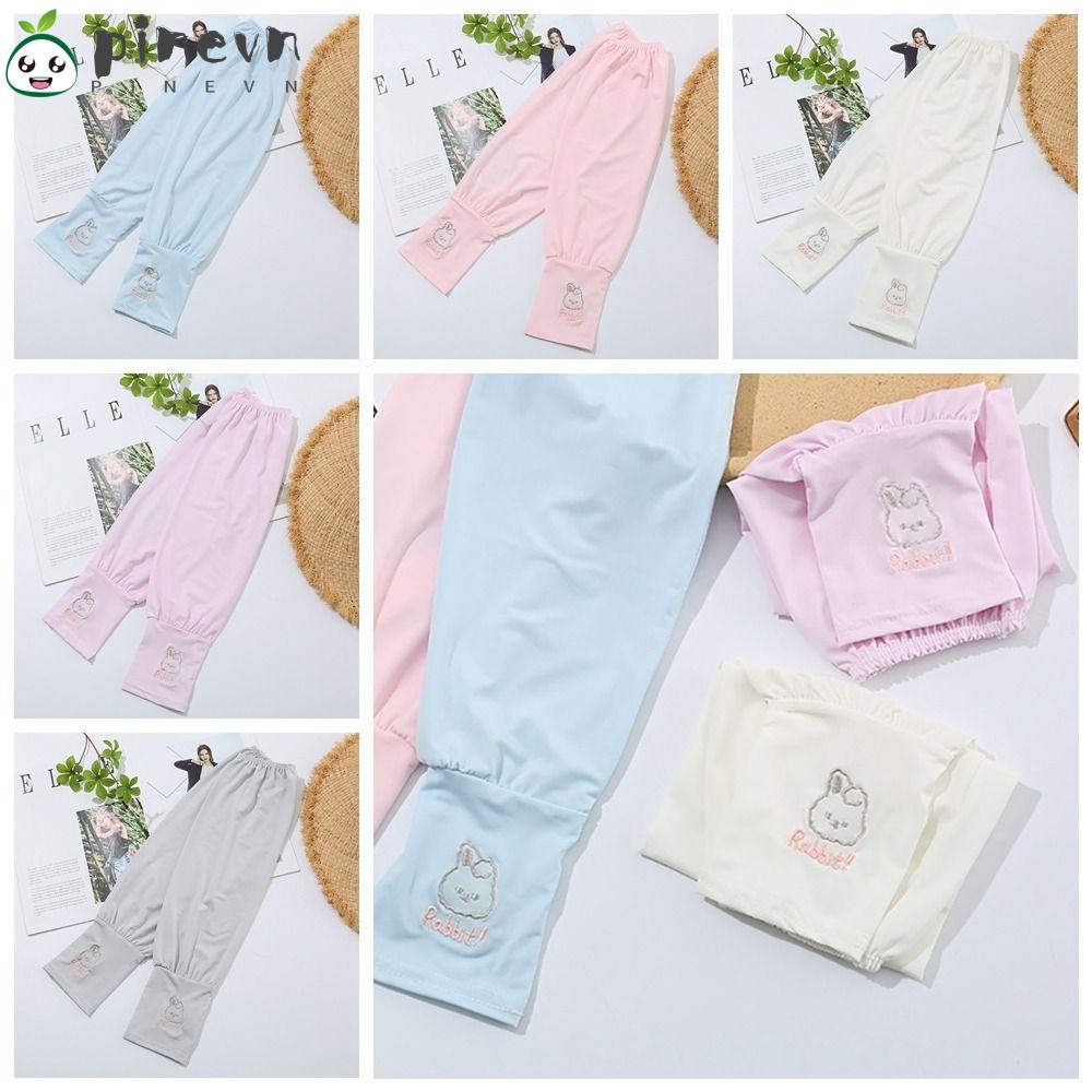 Pinevn Ống Tay Áo Đèn Lồng Lưới Rời Bảo Vệ Chống Nắng Ngoài Trời Hình Thỏ Cho Nữ