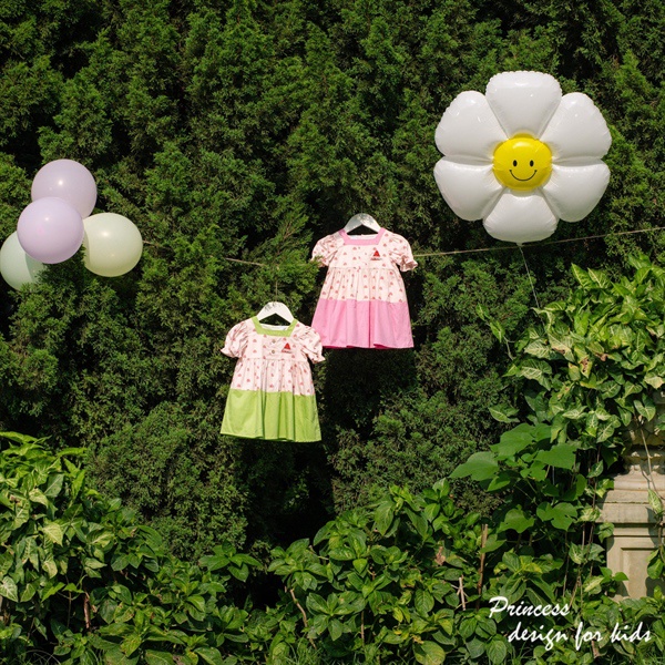 váy babydoll 5154 phối viền cổ
