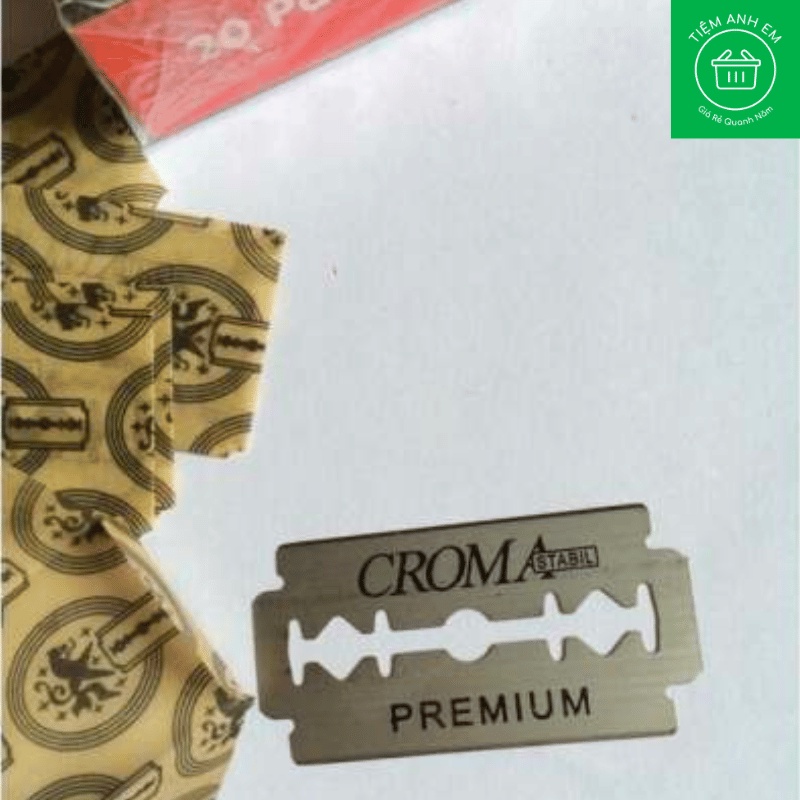 Lưỡi cạo râu Croma Stabil Premium hộp 10 cái