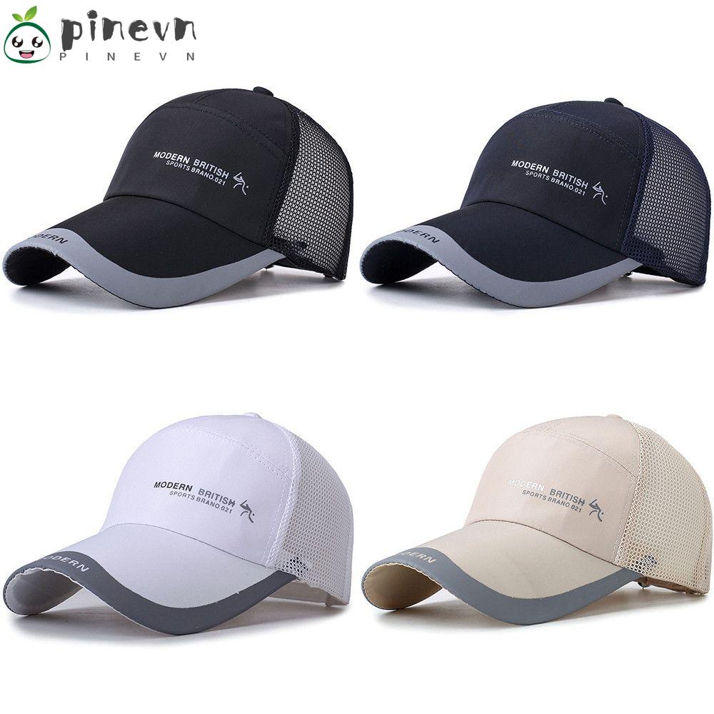 PINEVN Mũ Lưỡi Trai Phối Lưới Phong Cách Thể Thao Cho Nam Và Nữ