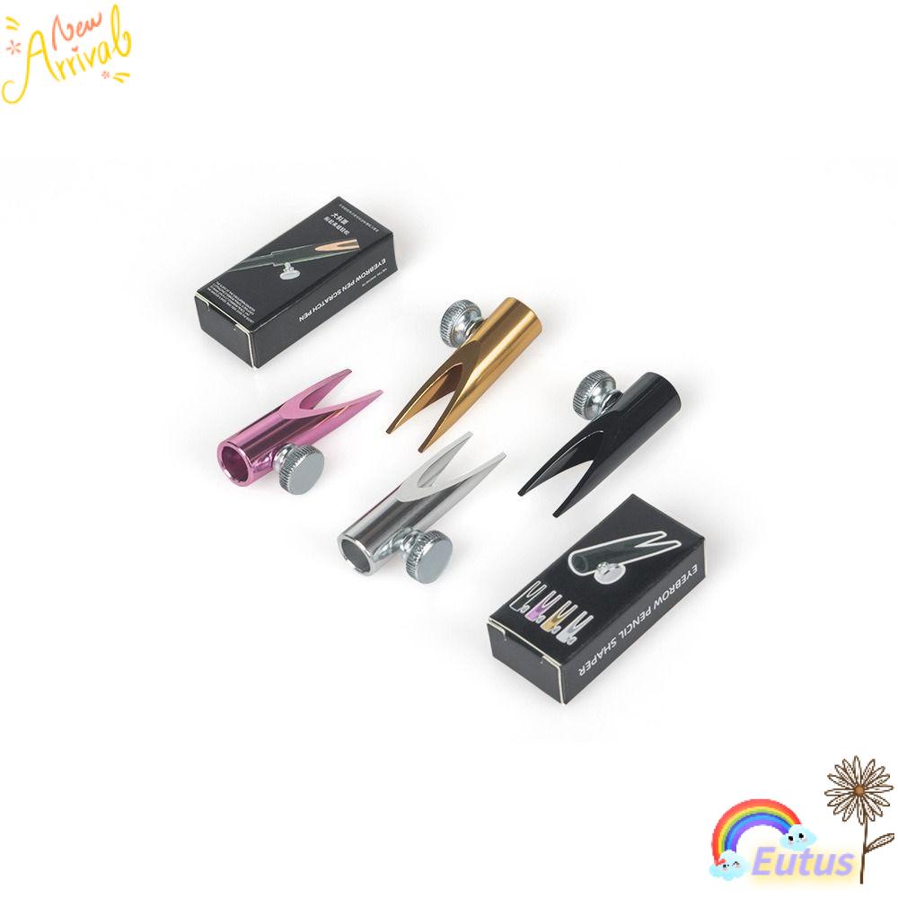 EUCA Đồ Chuốt Bút Chì Kẻ Lông Mày Hai Đầu Thẻ Chất Lượng Cao