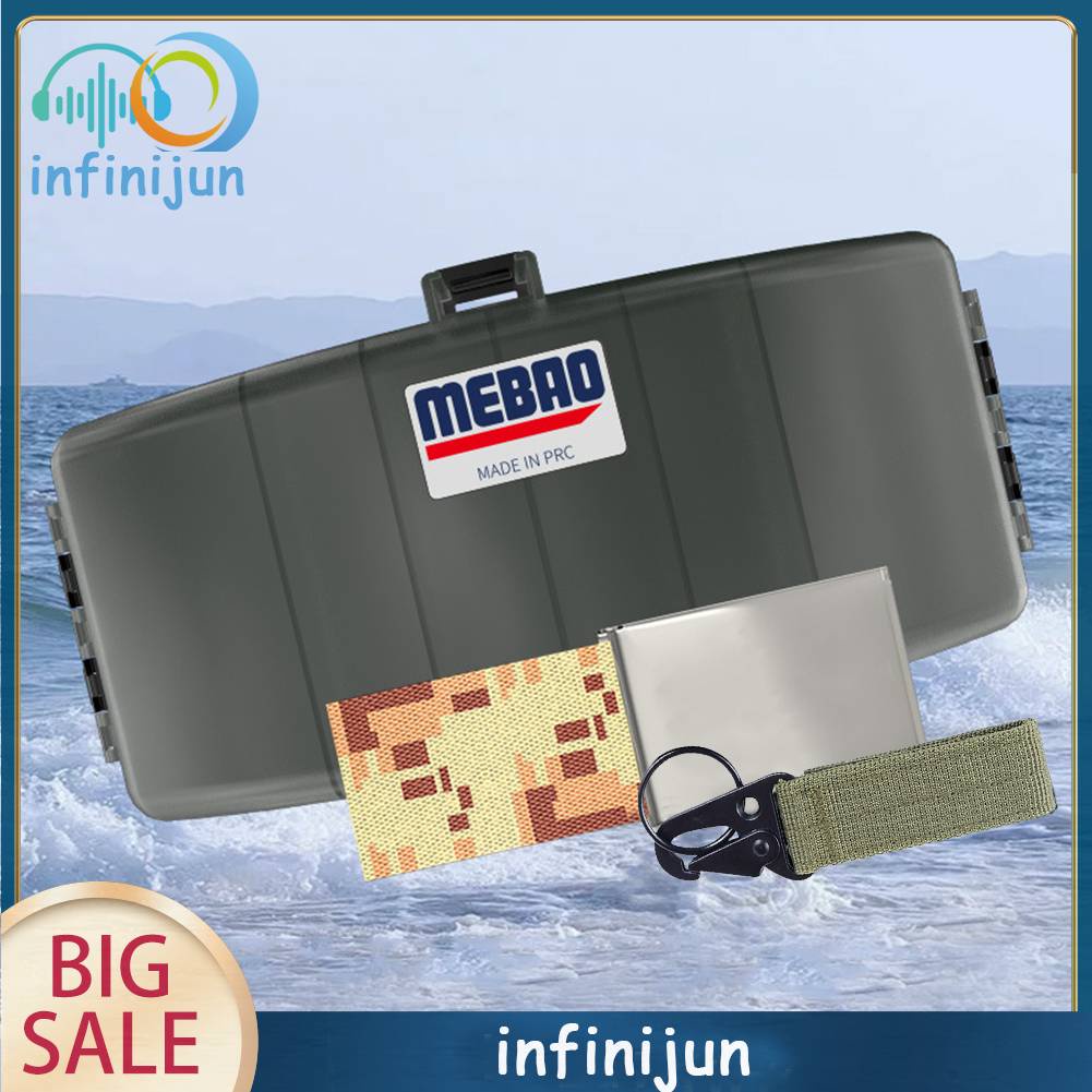 Hộp Đựng Móc Câu Cá 6 Ngăn Đeo Hông Tiện Lợi