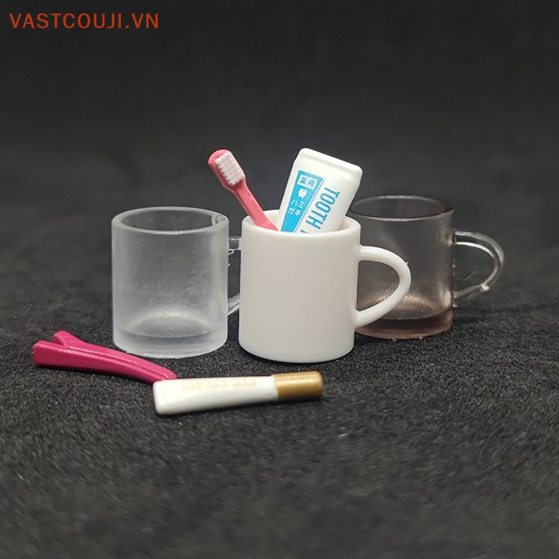 Bộ Cốc Uống Nước Bằng Silicon Dùng Trang Trí Nhà Búp Bê