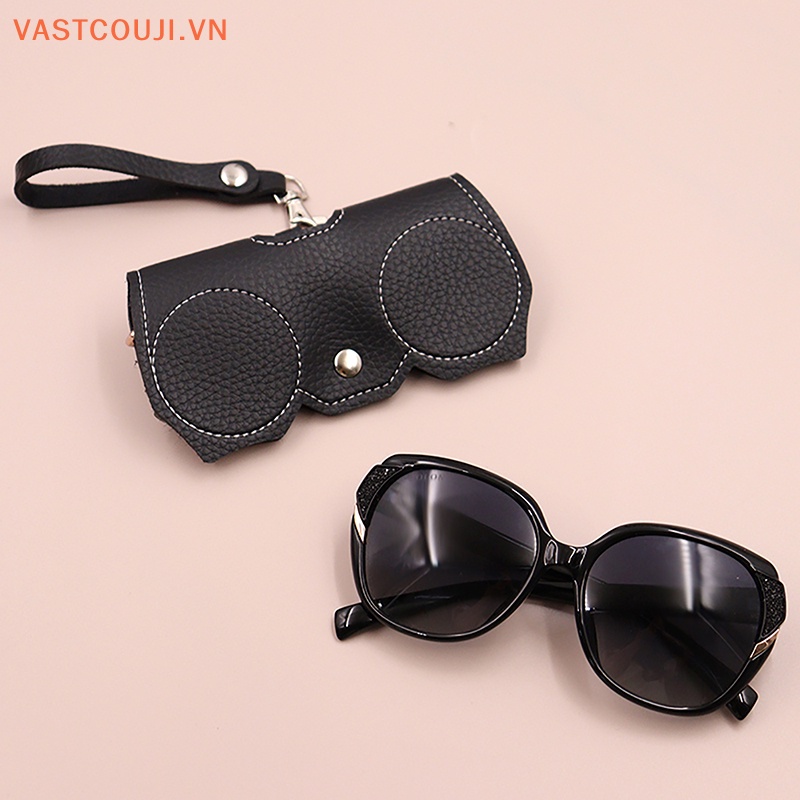 1 Túi Da Đựng Mắt Kính Phong Cách Retro