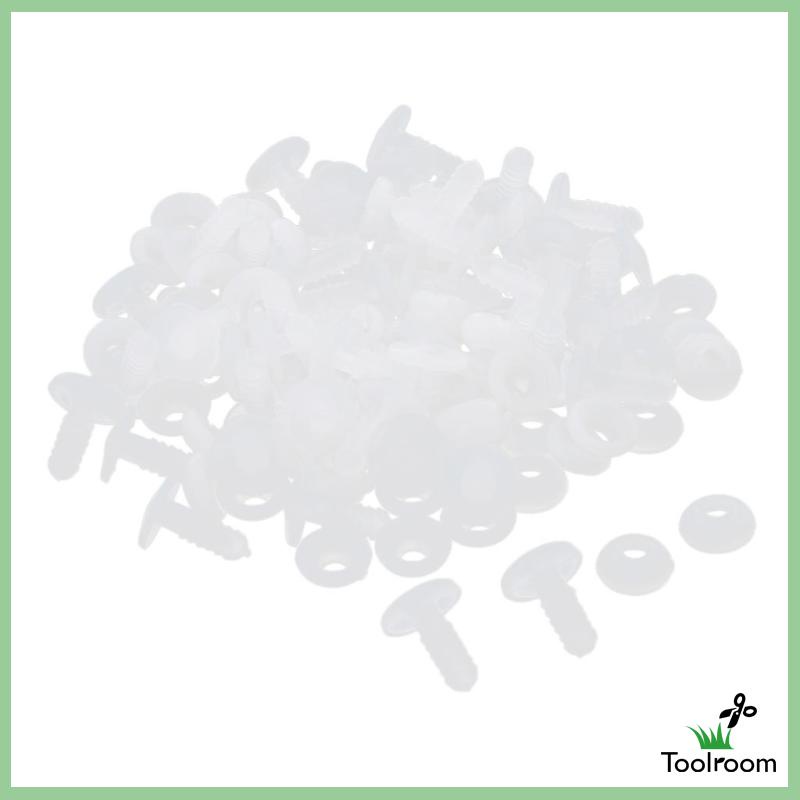 Khớp Nối Màu Trắng 15mm Cho Búp Bê Nhồi Bông