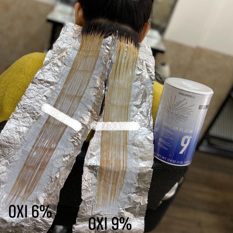 Bột tẩy tóc cao cấp Goldwell Oxycur Platin Lightening Powder 500gr