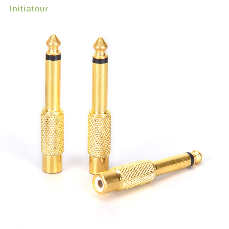 Set 10 Đầu Nối Chuyển Đổi Âm Thanh RCA Female Sang 6.35mm Mono MaleBán Chạy