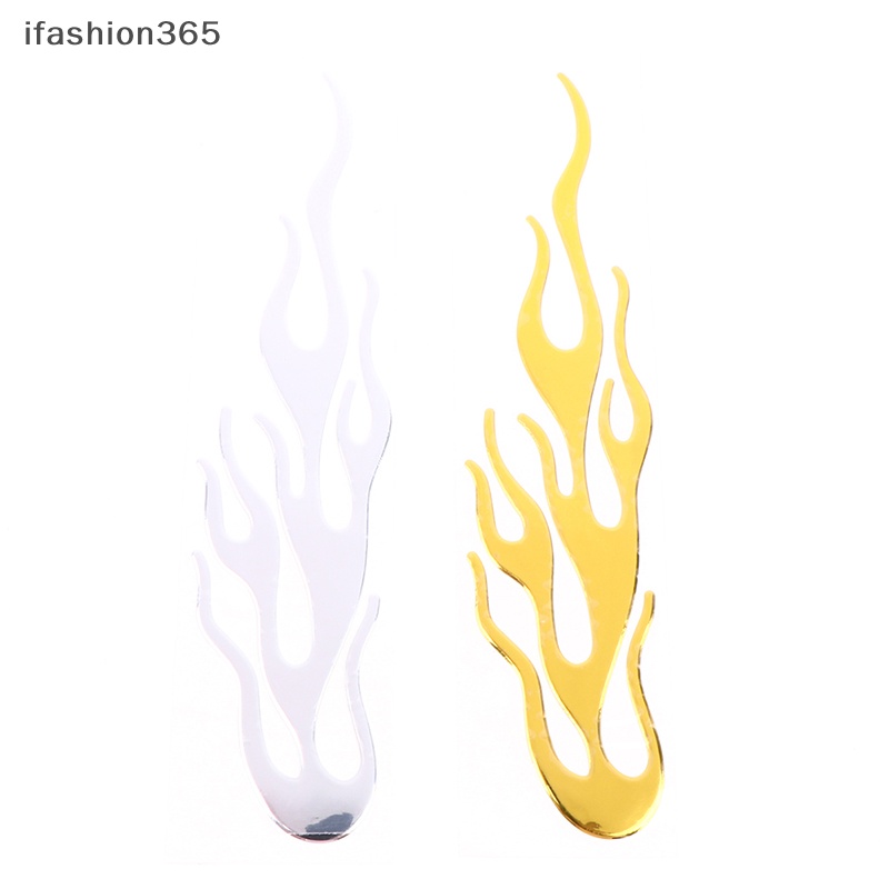 Decal Vinyl Phản Quang Họa Tiết Ngọn Lửa 3d 20 * 4CM Trang Trí Xe Hơi Xe Máy