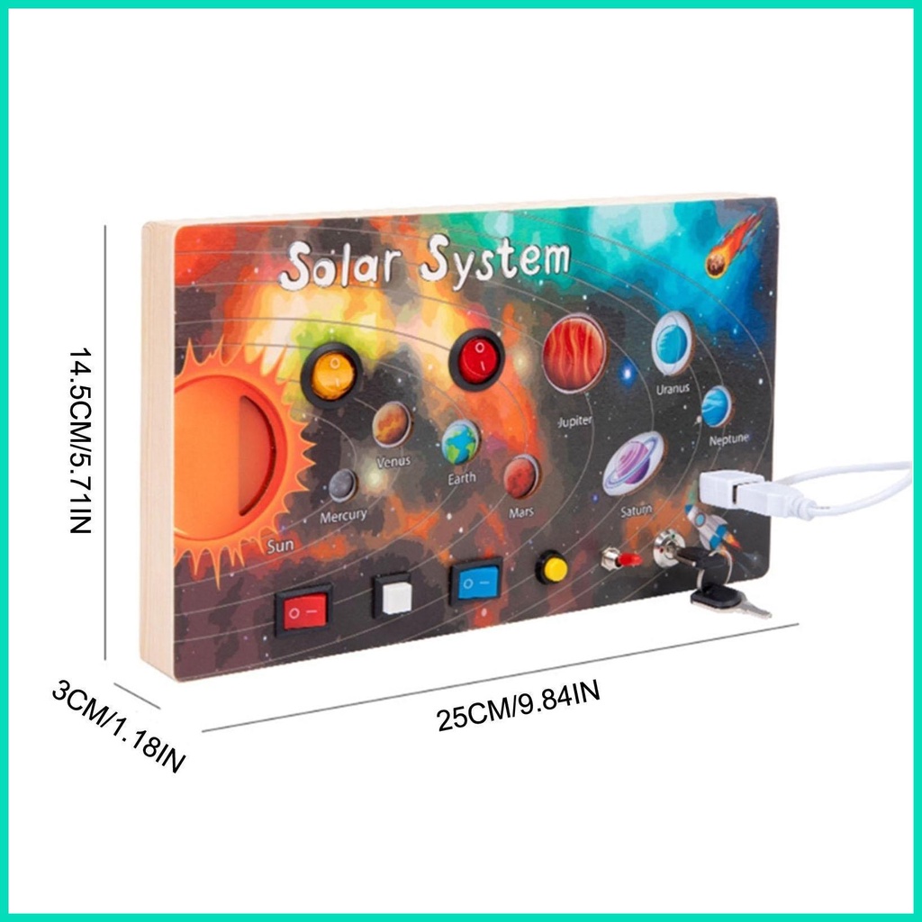 Hệ Thống Năng Lượng Mặt Trời Đồ Chơi Có Đèn LED Dành Cho Trẻ Mẫu Giáo