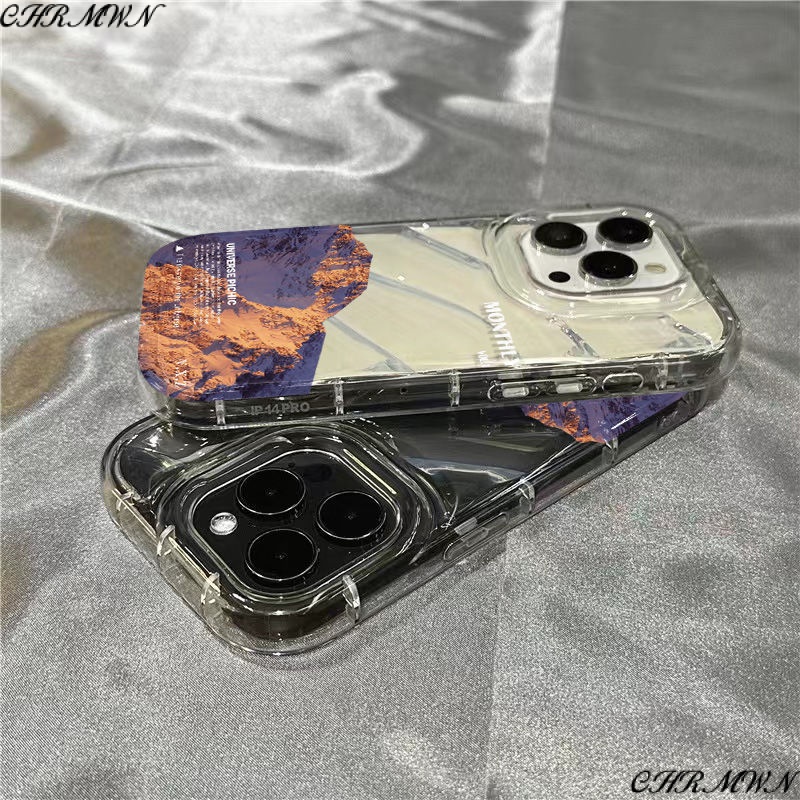 Ốp Điện Thoại Mềm Trong Suốt Phiên Bản Jinshan Dễ Thương Cho Iphone 14Promax 1312 / 11 7 / 8plus xr / sins YZUJ