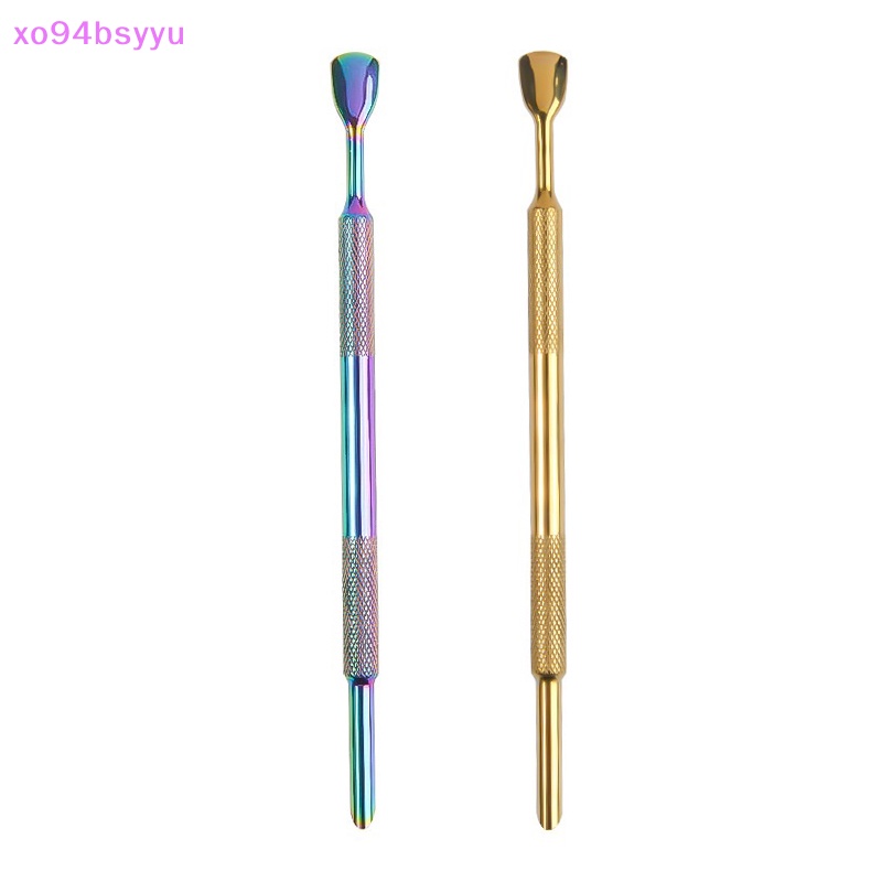 1 Dụng Cụ Làm Móng Bằng Thép Không Gỉ Hai Đầu Chống Trượt xo94bsyyu