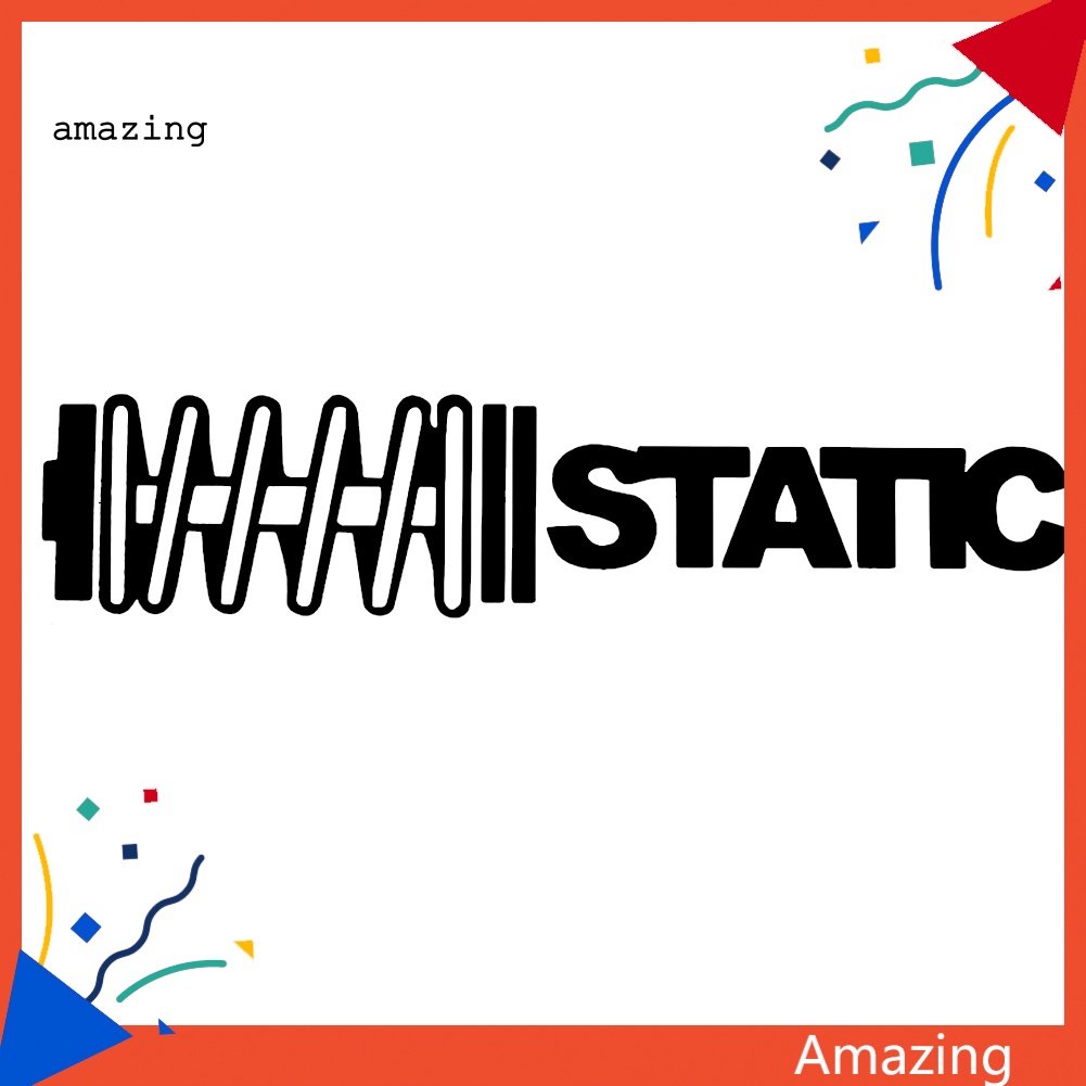 Miếng Dán Trang Trí Thân / Cửa Sổ Xe Hơi Phản Quang Họa Tiết Chữ Vui Nhộn