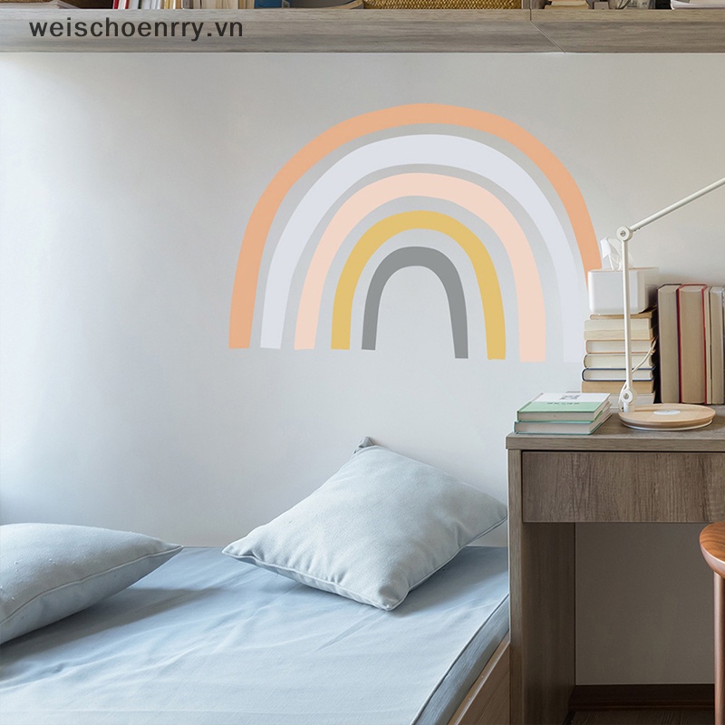 Sticker Dán Tường Họa Tiết Mưa Hồng Dùng Trang Trí Phòng Ngủ