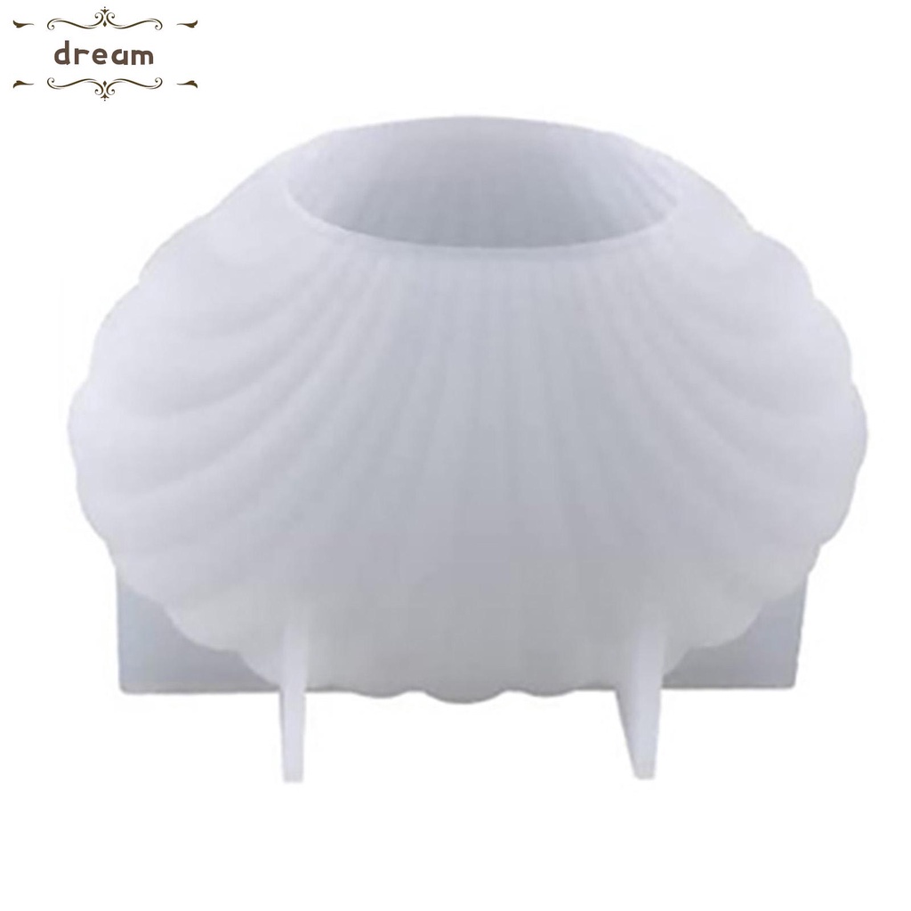 【DREAMLIFE】Shell Candle Mold Supplies 3D Craft Diy Handmade Home Decoration Resin