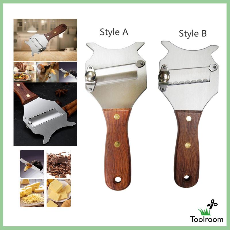 Dụng Cụ Cắt Phô Mai / Socola Thiết Kế Cán Gỗ Tùy Chỉnh Tiện Dụng Cho Nhà Bếp