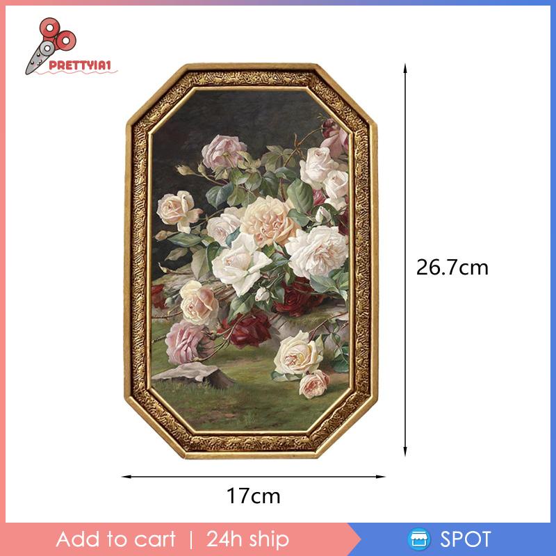 1 [Prettyia1] Khung Ảnh Phong Cách Cổ Điển Trang Trí Đám Cưới / Nhà Ở / Văn Phòng