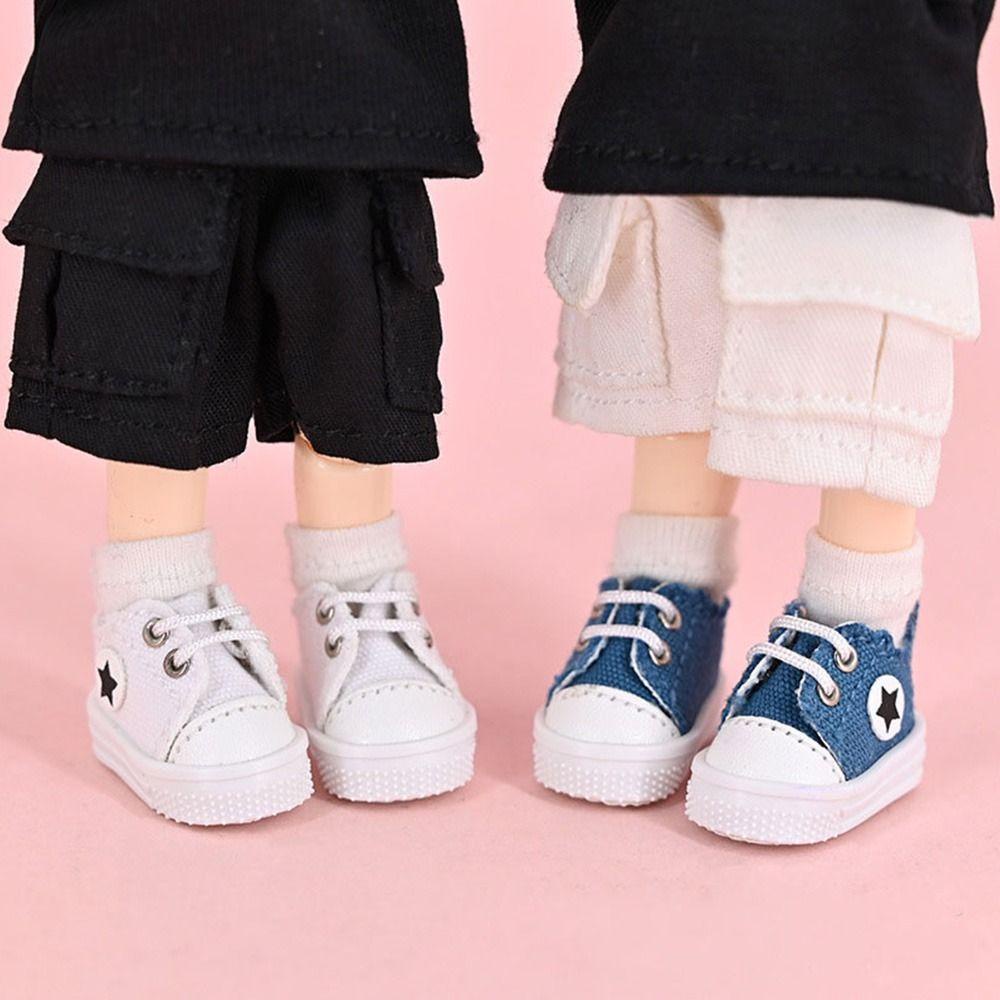 Giày Vải Canvas Dễ Thương Cho Búp Bê ob11 Gồm 4 Màu