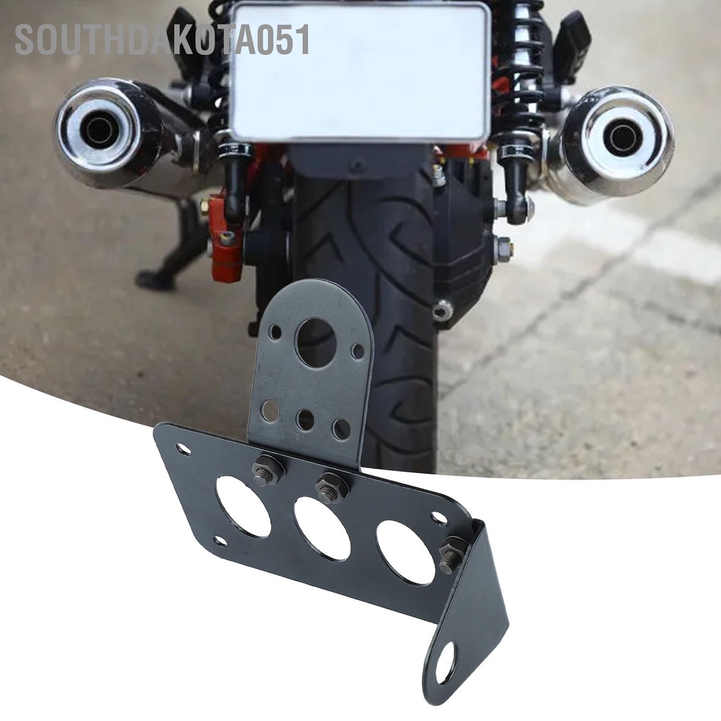 Southdakota051 Bên Gắn Biển Giá Đỡ Sắt Xây Dựng Retro Số Khung Cho Xe Máy