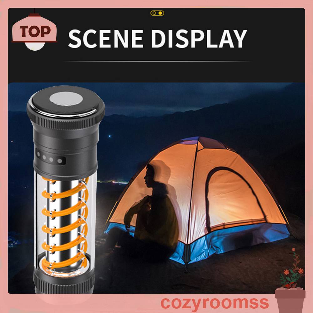 Đèn Cắm Trại Chống Thấm Nước Sạc USB Loại C 10-150LM 1800mAh