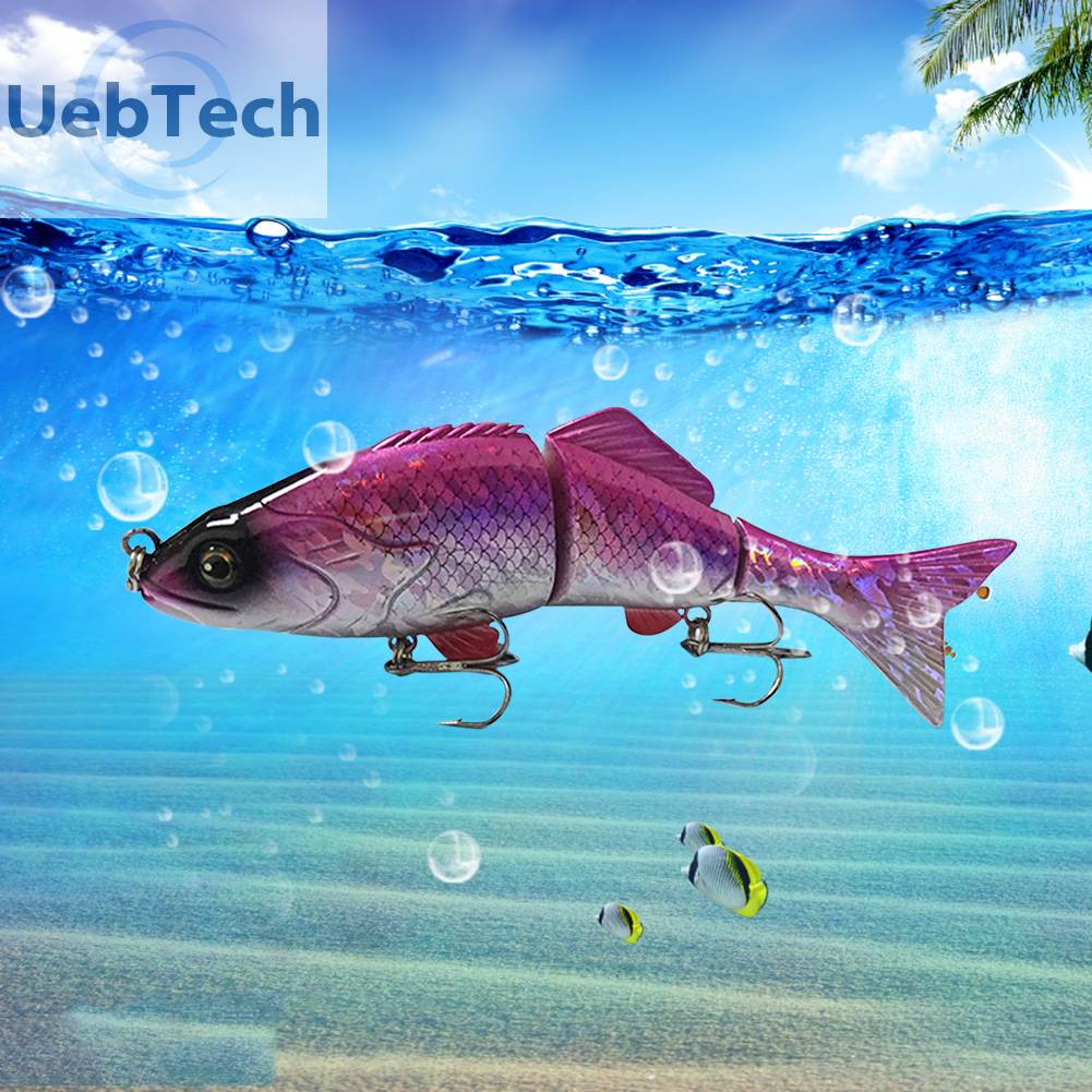 Mồi Câu Cá Giả Cứng 3 Đoạn 15cm 50g Nhiều Khớp Nối