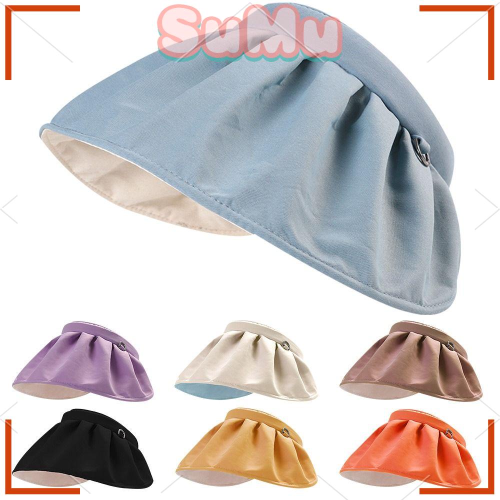 SUMU Mũ Lưỡi Trai Che Nắng Phối Lỗ Hình Vỏ Sò Thời Trang Mùa