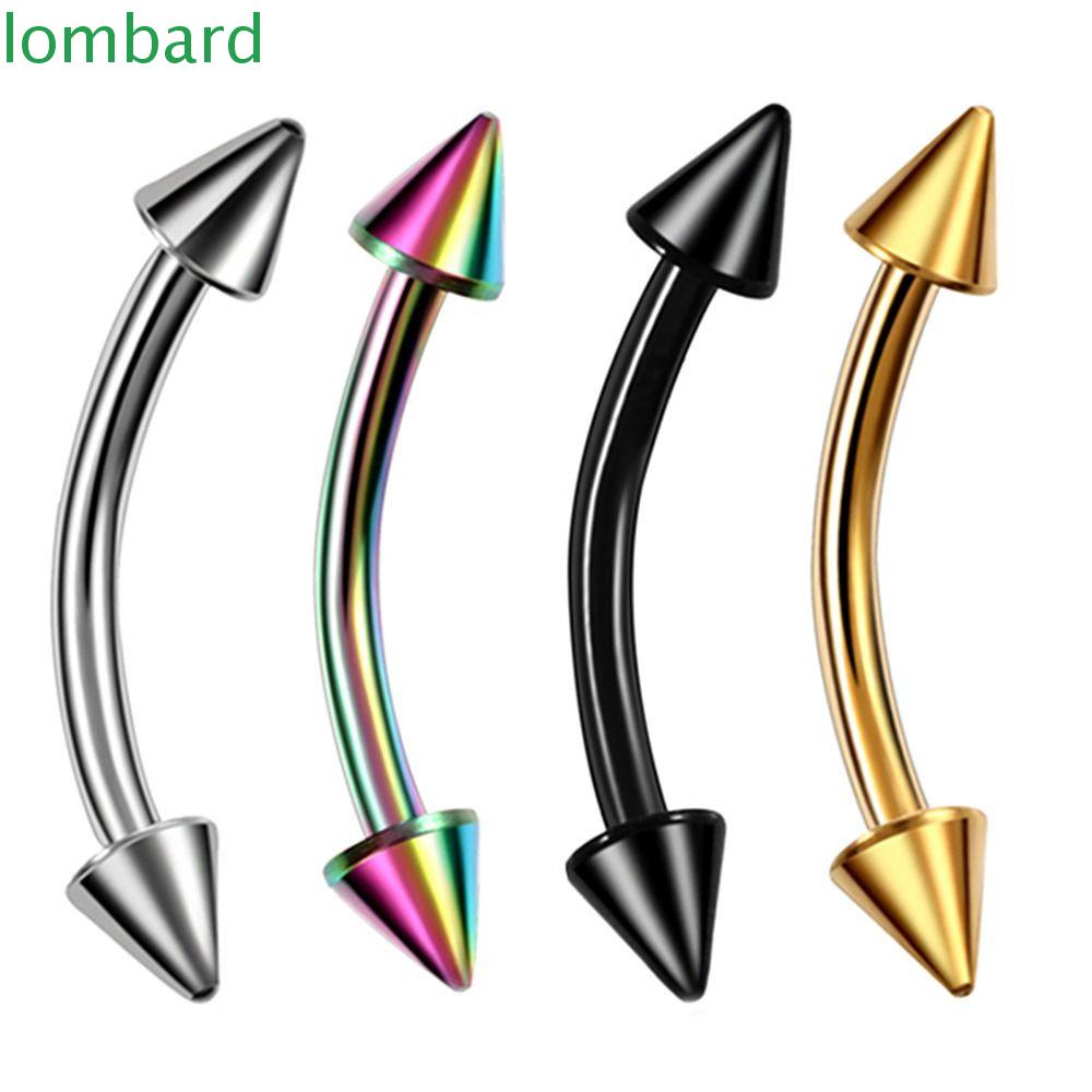 LOMBARD Khuyên Xỏ Cơ Thể Hình Nón Phong Cách Hip Hop Gothic Cho Nam