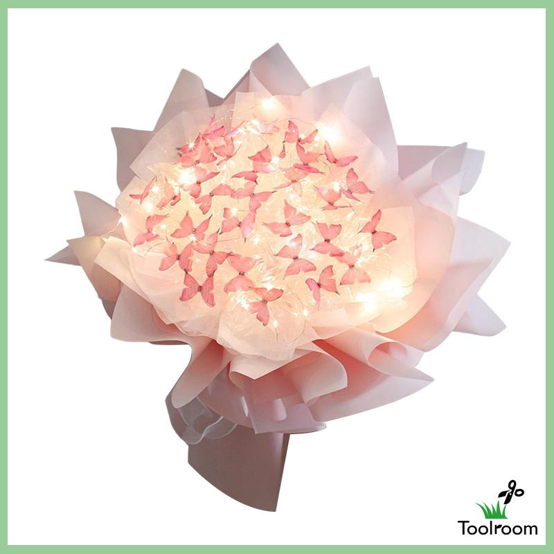 Túi Đựng Quà Họa Tiết Bươm Bướm / Hoa Xinh Xắn DIY