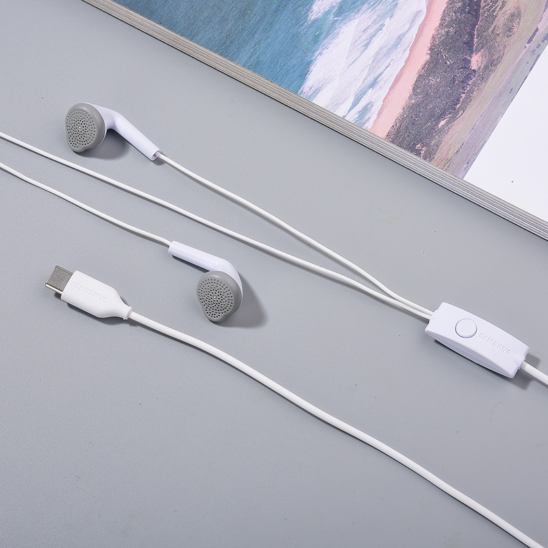 Tai Nghe Nhét Tai Loại C Kèm Mic Cho Samsung Galaxy Note 20 Ultra 10 Plus S10 5G M53 S23 Ultra A54 A34