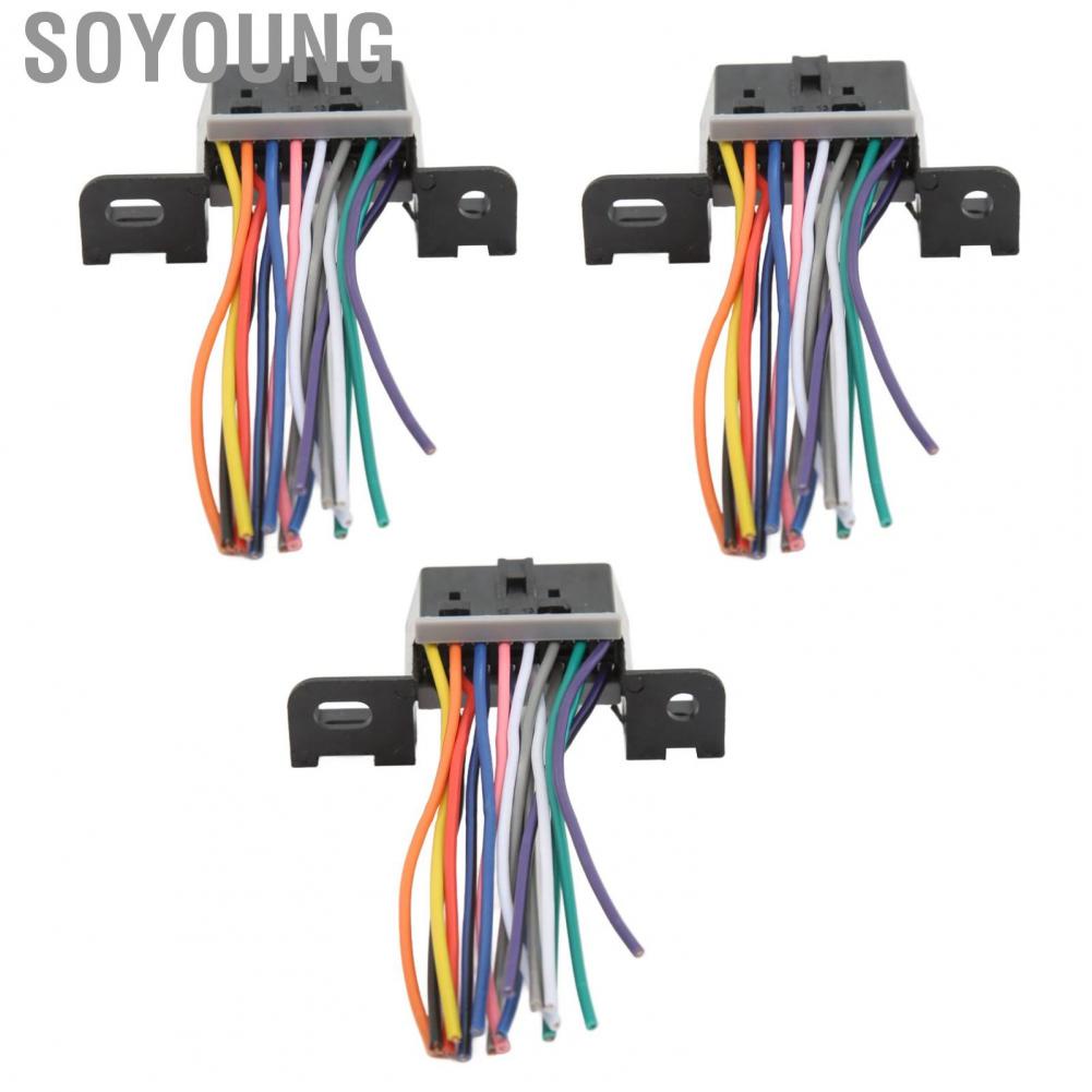 Soyoung Female OBD2 Cable Connector Abrasion Resistant 16 Pin  Aging J1962F Direct Fit Car Diagnostic Plug High Performance for