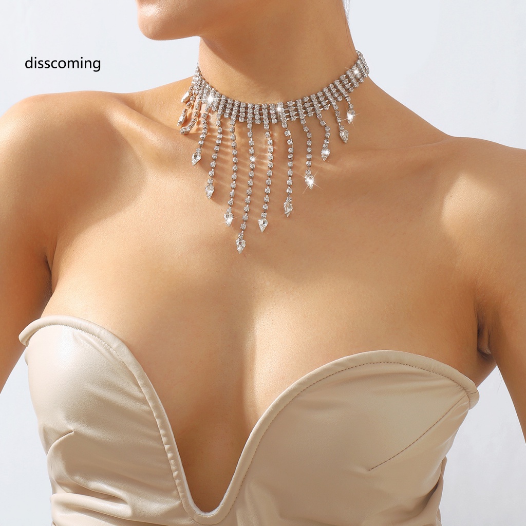 Áo Khoác SL SL Kiểu Dáng Trẻ Trung Năng Động| Niche Vòng cổ Hợp Kim Tua Rua Hình Học Đính Đá Thời Trang Đường Phố