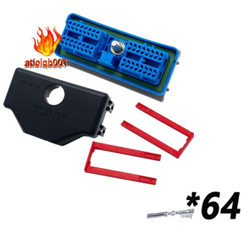 Phích Cắm Kết Nối Máy Tính 64 Pin 245-1042 Có Vỏ Bọc Phía Sau Cho Delphi CAT Carter 323D