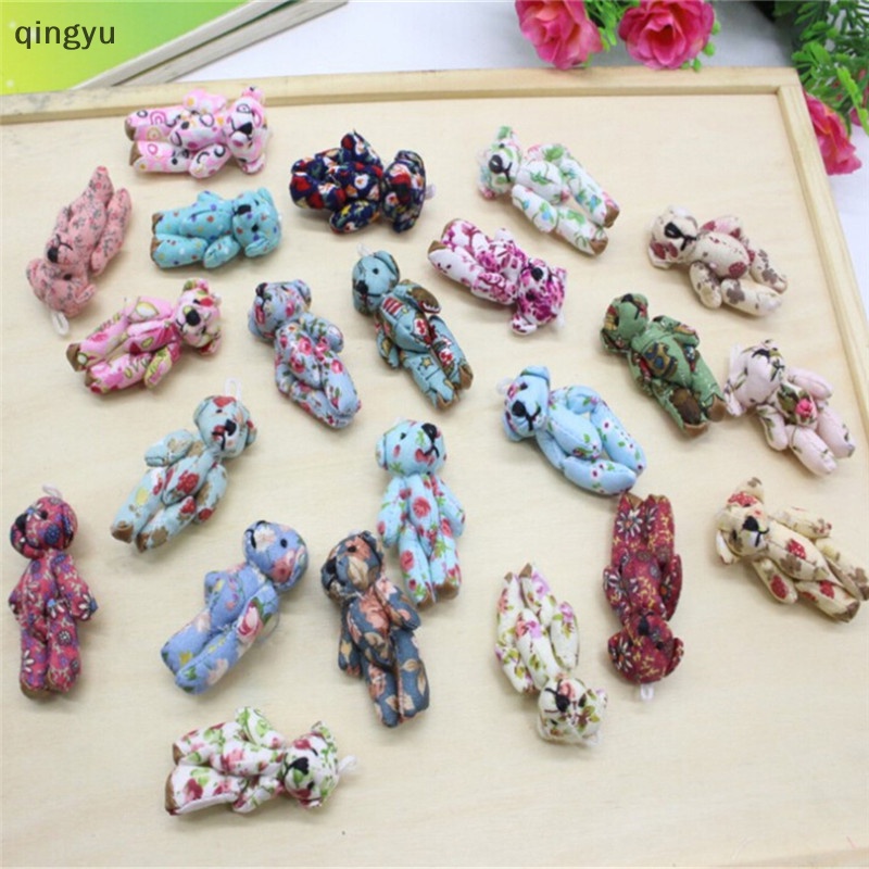Set 5 Gấu Bông Mini qingyu Dễ Thương Trang Trí Bó Hoa / Đồ Chơi Cho Bé