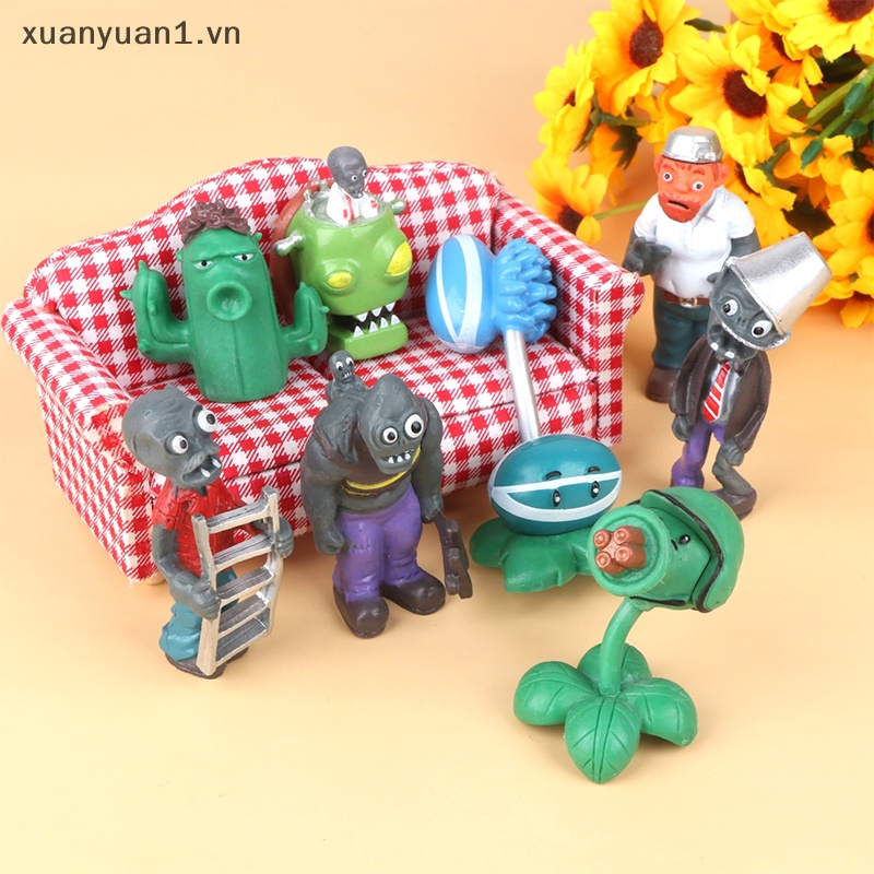 Set 8 Cây Cảnh Thế Hệ Thứ 4 Chuyên Dụng Đồ trang trí Búp Bê Zombies Dùng Trang Trí Tiểu Cảnh Độc Đáo