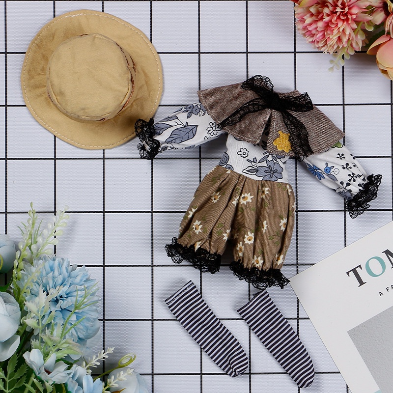 Đầm Đồ Chơi Búp Bê 30cm BJD Xinh Xắn