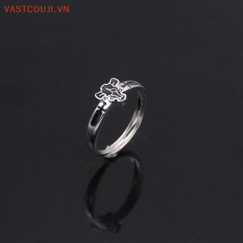 Nhẫn Hợp Kim Họa Tiết Anime Demon Asta Có Thể Điều Chỉnh Dành Cho Nam Và Nữ